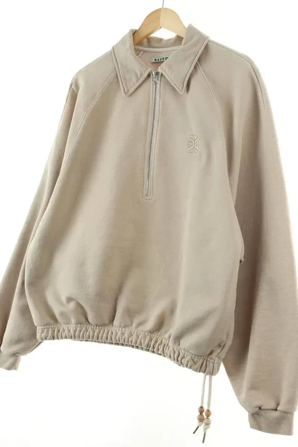 (L-XL) 새터 맨투맨 티셔츠 풀오버 반집업 아노락-16647 상품이미지1