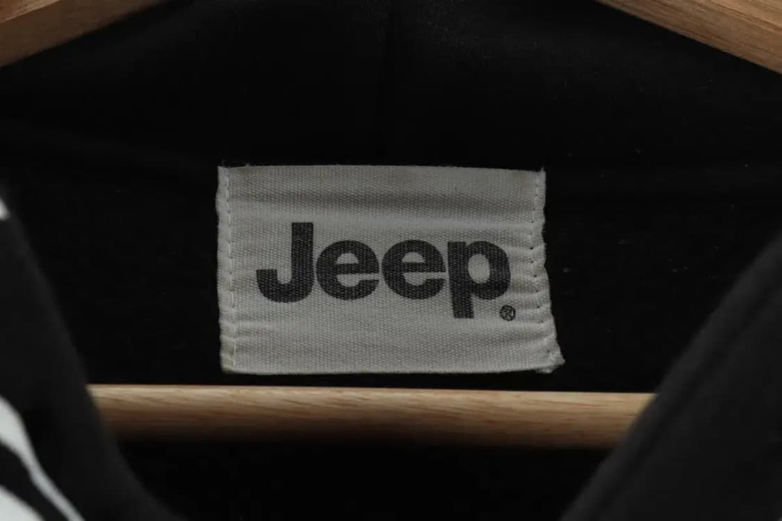 (L) 지프 후드티셔츠 프린팅 엠보 스트릿 블랙-16648 상품이미지7