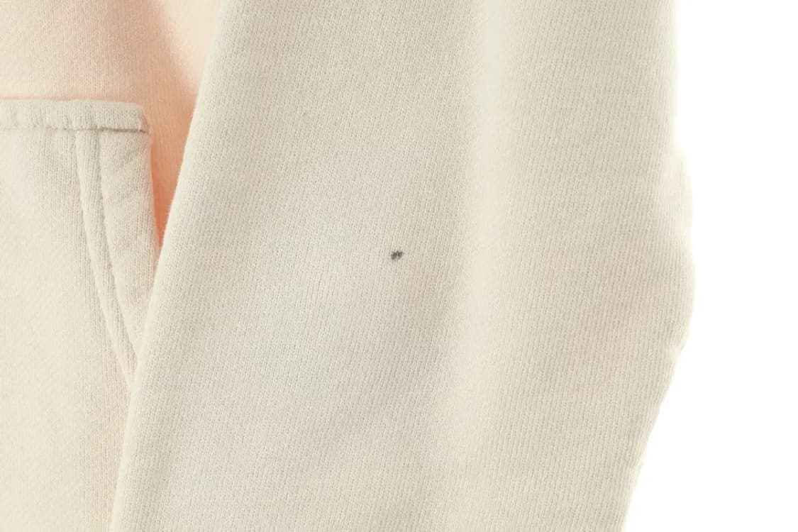 W(S-M) 아디다스 후드티셔츠 아이보리 빅로고 불꽃 점얼룩-1664A 상품이미지8