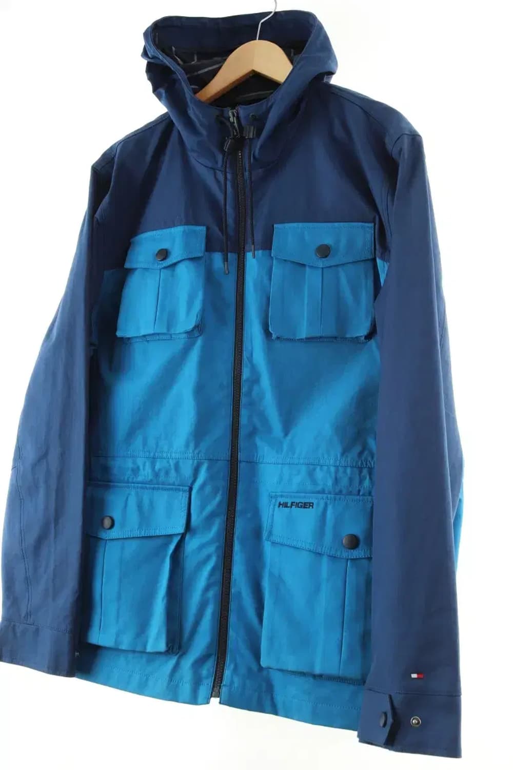 (L-XL) 타미힐피거 집업 바람막이 점퍼자켓 4포켓 고프-1664B 상품이미지1