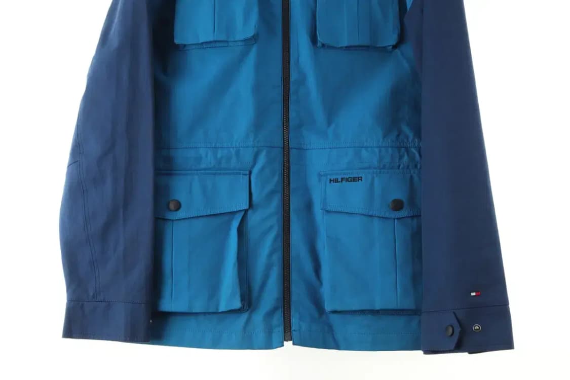 (L-XL) 타미힐피거 집업 바람막이 점퍼자켓 4포켓 고프-1664B 상품이미지5