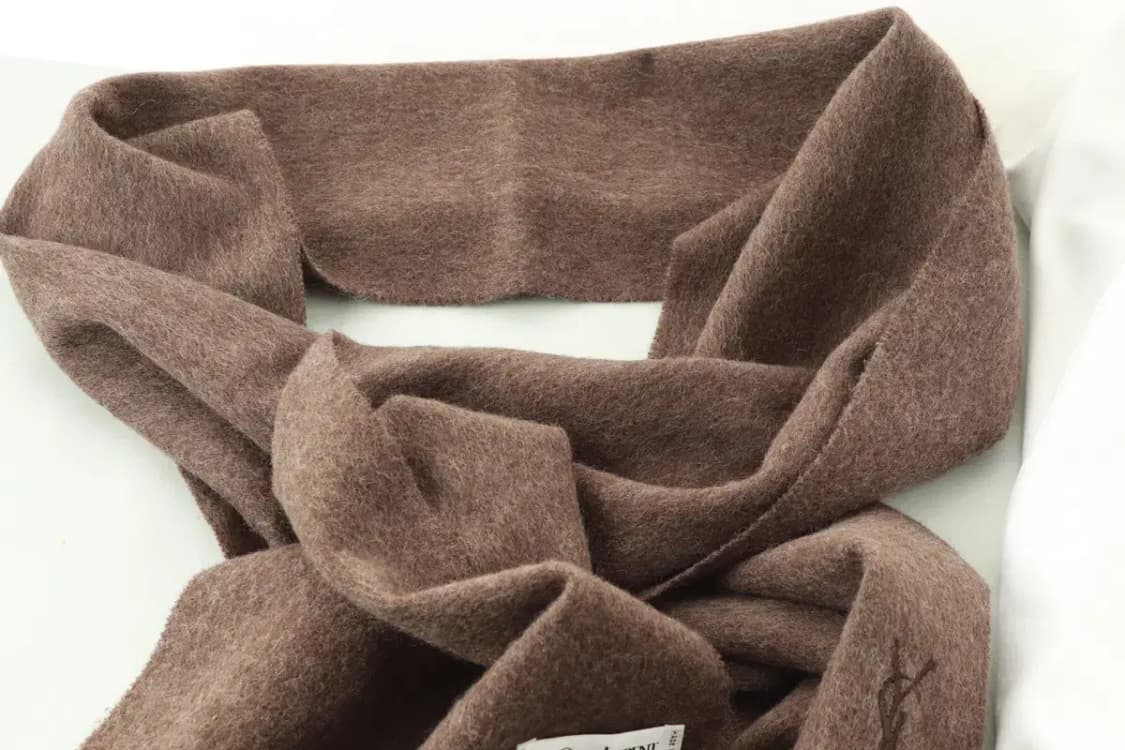 (F) 입생로랑 목도리 머플러 브라운 울 보들 따뜻-2682 상품이미지5