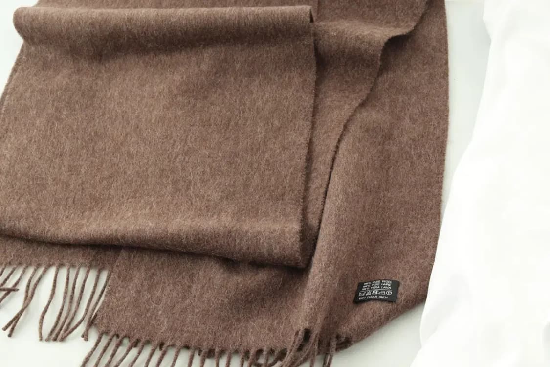 (F) 입생로랑 목도리 머플러 브라운 울 보들 따뜻-2682 상품이미지7