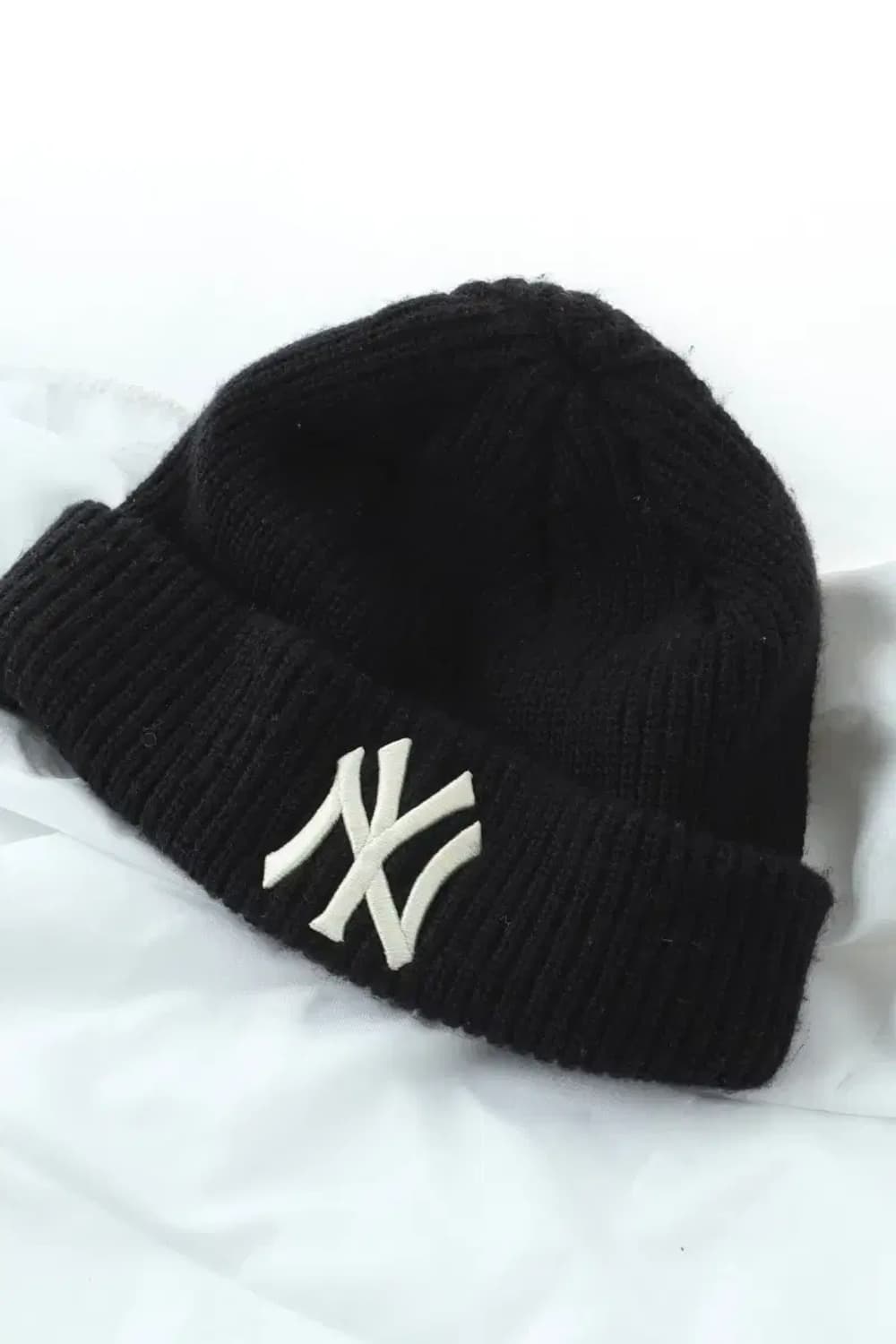 (F) MLB 엠엘비 모자 뉴욕 양키즈 비니 블랙 골지-268A 상품이미지1