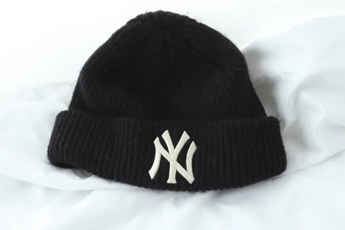 (F) MLB 엠엘비 모자 뉴욕 양키즈 비니 블랙 골지-268A 상품이미지2