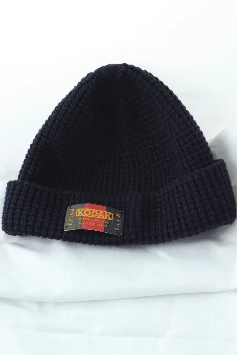 (F) 코닥 모자 숏 와플 네이비 니트-268D 상품이미지1