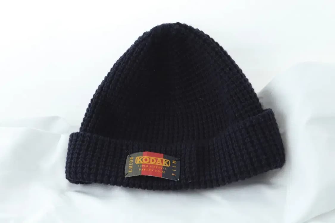 (F) 코닥 모자 숏 와플 네이비 니트-268D 상품이미지2