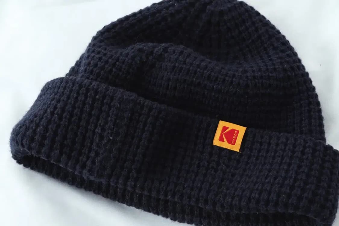 (F) 코닥 모자 숏 와플 네이비 니트-268D 상품이미지3