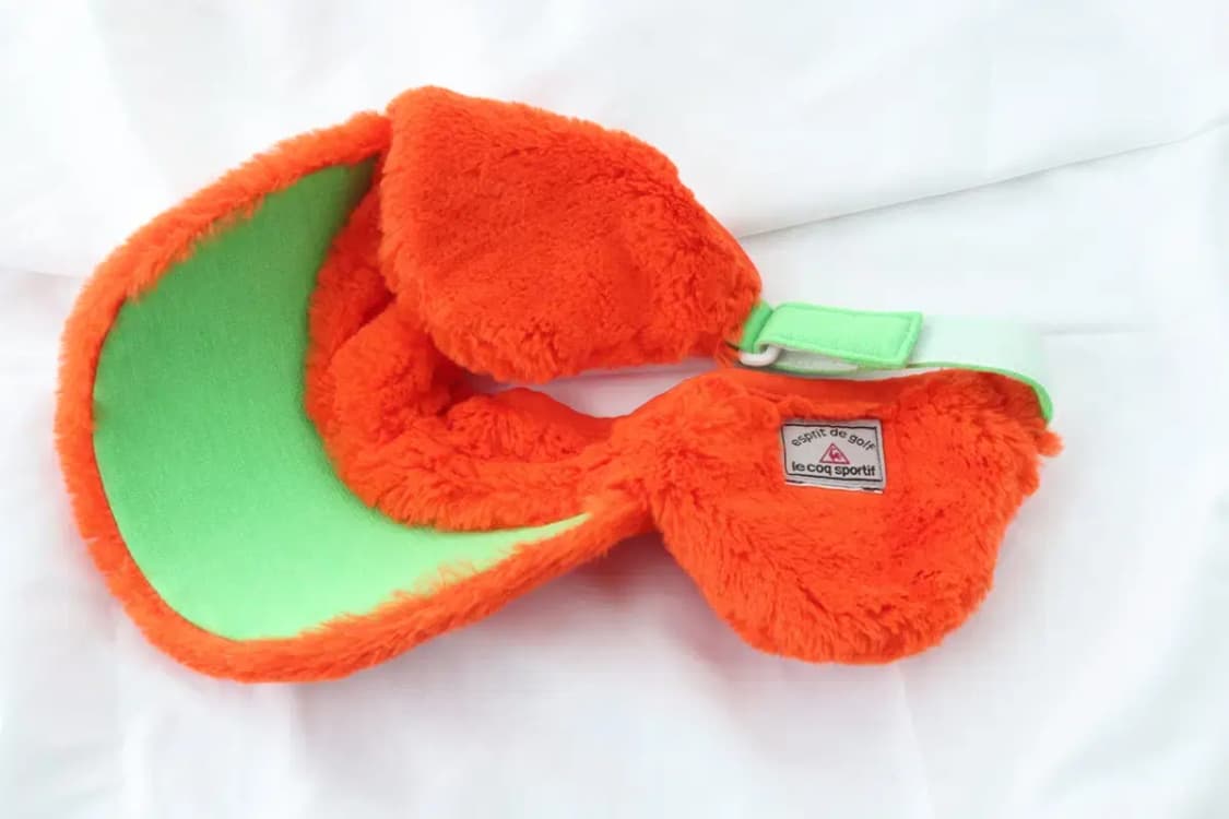 (F) 르꼬끄 모자 썬캡 골프 운동 주화 털 귀덮개 방한-2692 상품이미지4