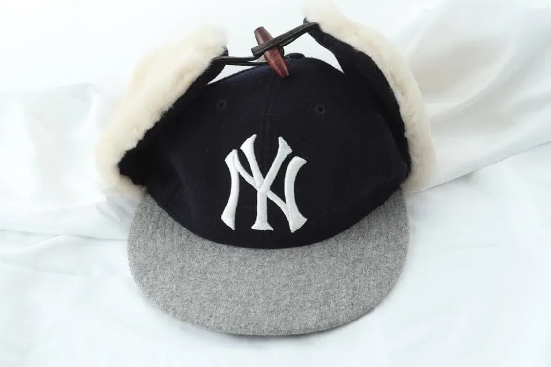 (F) MLB 엠엘비 모자 귀덮개 뉴욕 양키즈 희귀 트루퍼햇-2696 상품이미지2