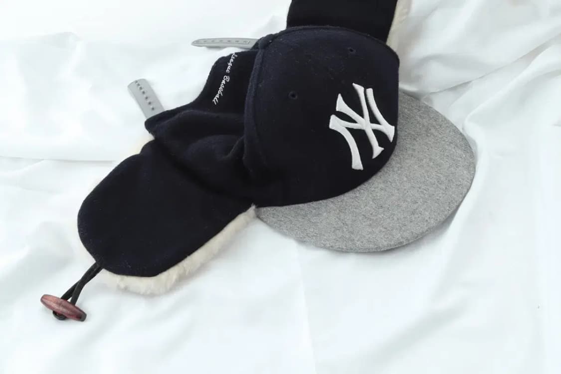 (F) MLB 엠엘비 모자 귀덮개 뉴욕 양키즈 희귀 트루퍼햇-2696 상품이미지3