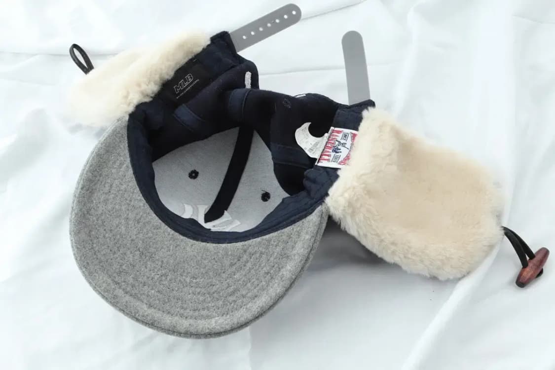 (F) MLB 엠엘비 모자 귀덮개 뉴욕 양키즈 희귀 트루퍼햇-2696 상품이미지4