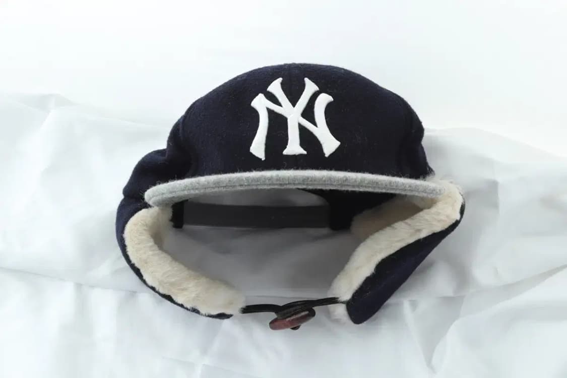 (F) MLB 엠엘비 모자 귀덮개 뉴욕 양키즈 희귀 트루퍼햇-2696 상품이미지8