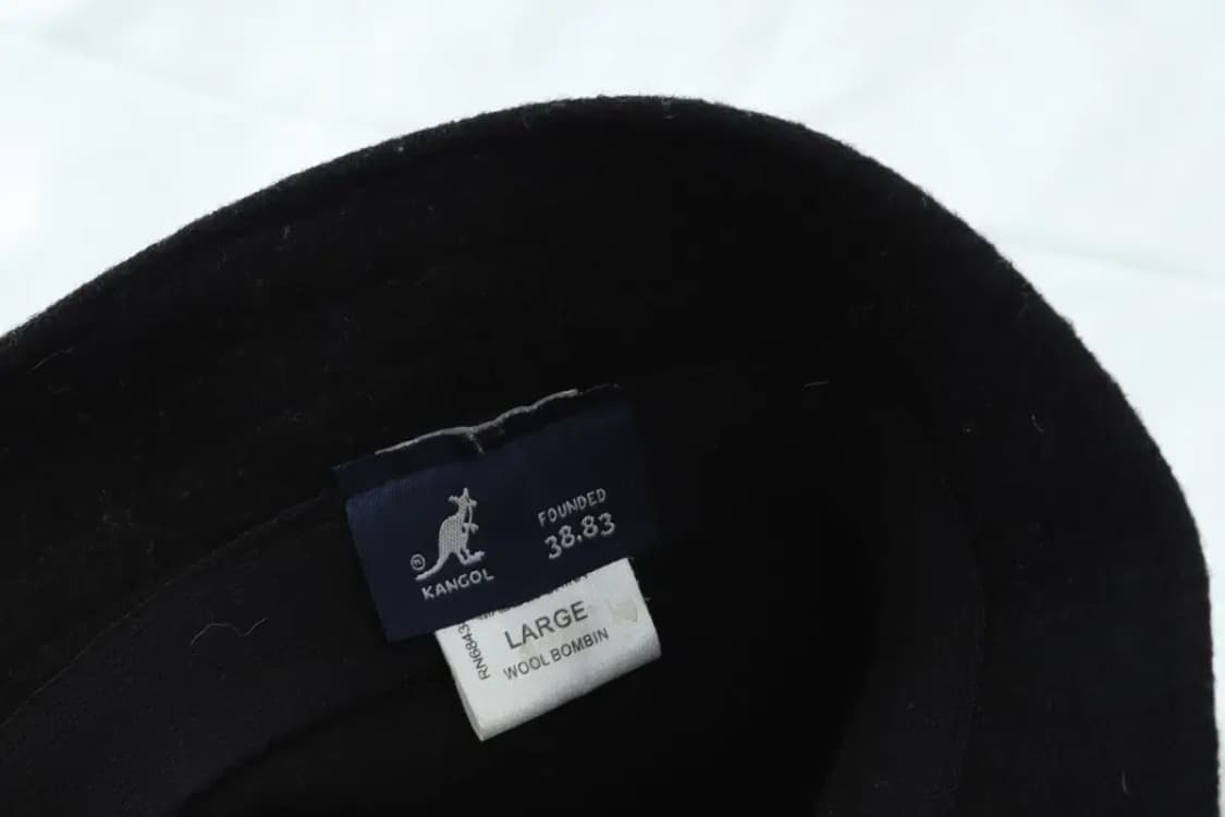 (F) 캉골 모자 울 니트 희귀 매물 벙거지 버킷햇 블랙 국룰-2699 상품이미지5