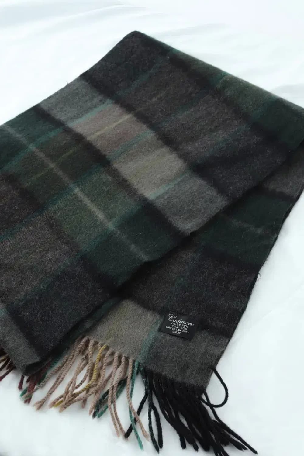 (F) 브랜드빈티지 목도리 머플러 캐시미어 일본 체크-2668 상품이미지1