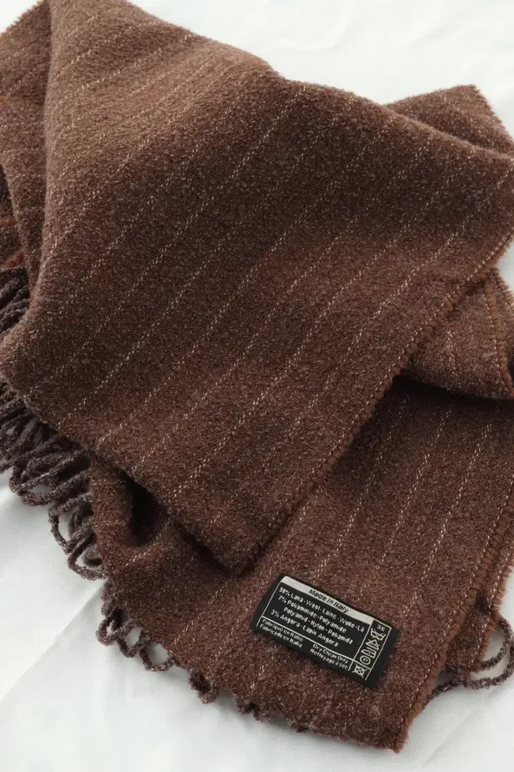 (F) 브랜드빈티지 목도리 머플러 딥브라운 이태리 고급 따뜻-2669 상품이미지1