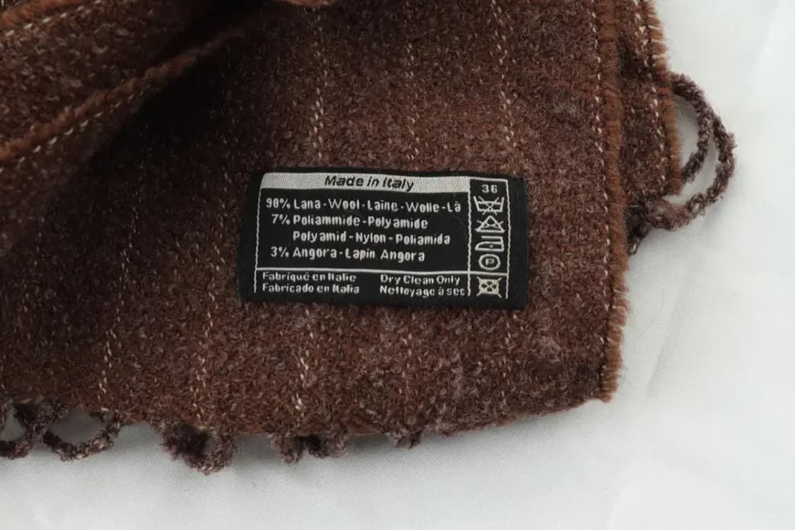 (F) 브랜드빈티지 목도리 머플러 딥브라운 이태리 고급 따뜻-2669 상품이미지3