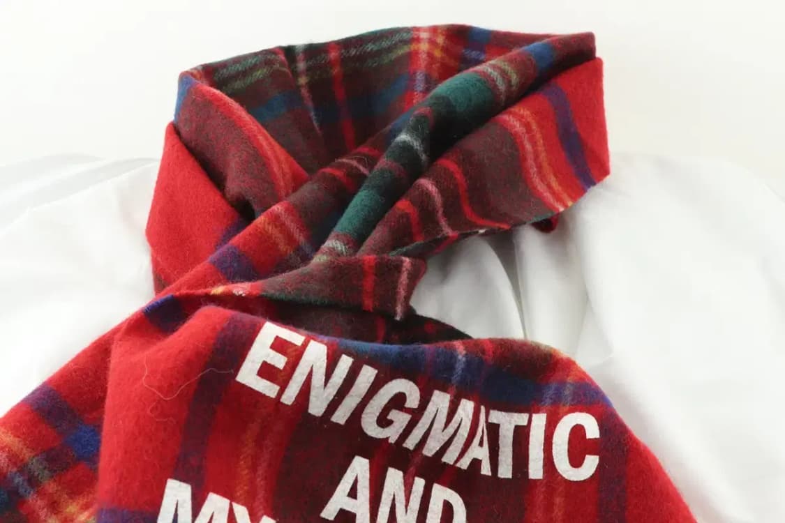 (F) 목도리 머플러 크리스마스 타탄체크 희귀-2672 상품이미지5