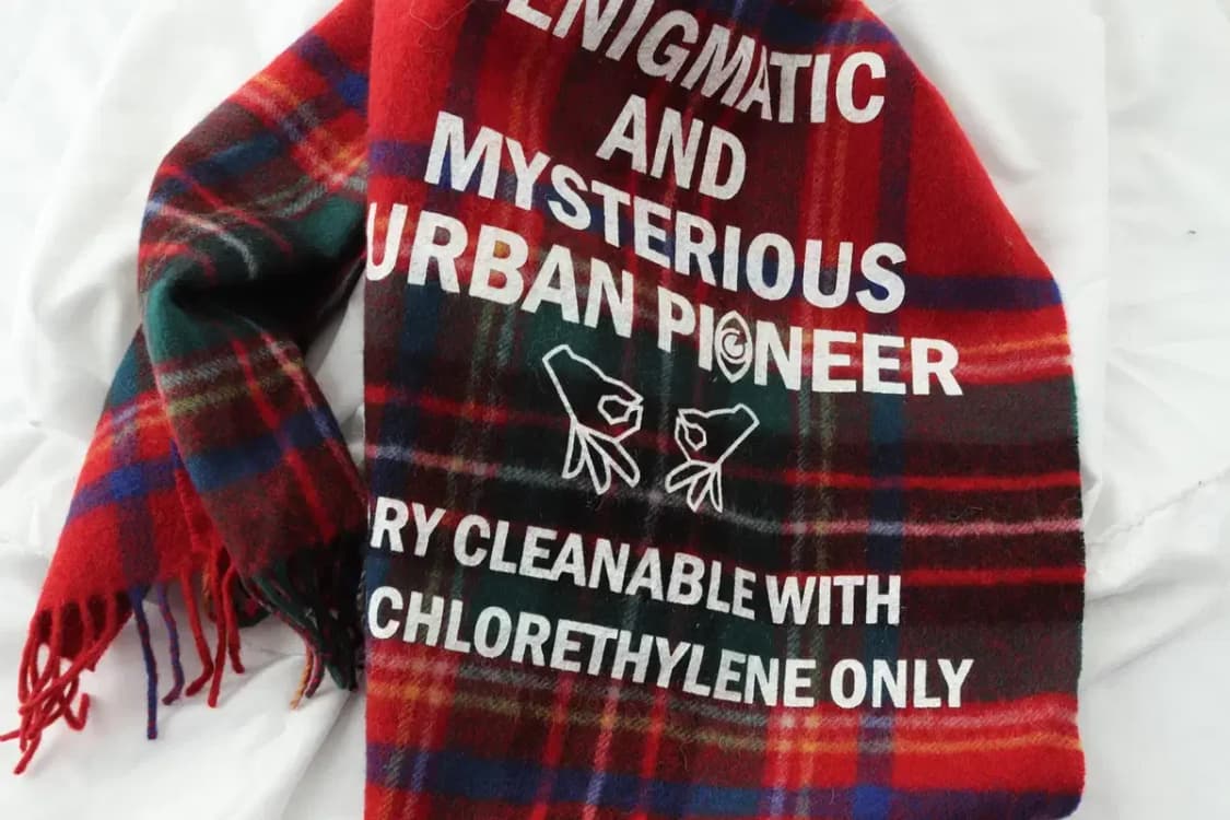 (F) 목도리 머플러 크리스마스 타탄체크 희귀-2672 상품이미지6