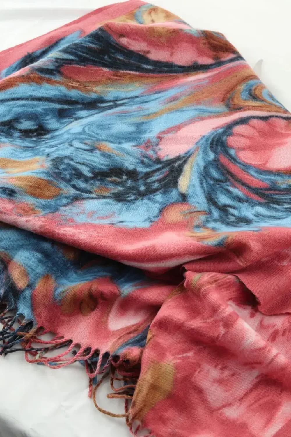 (F) 브랜드빈티지 목도리 머플러 숄 케이프 유화 솜사탕-2673 상품이미지1