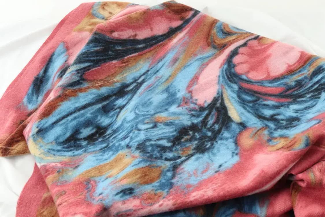 (F) 브랜드빈티지 목도리 머플러 숄 케이프 유화 솜사탕-2673 상품이미지2