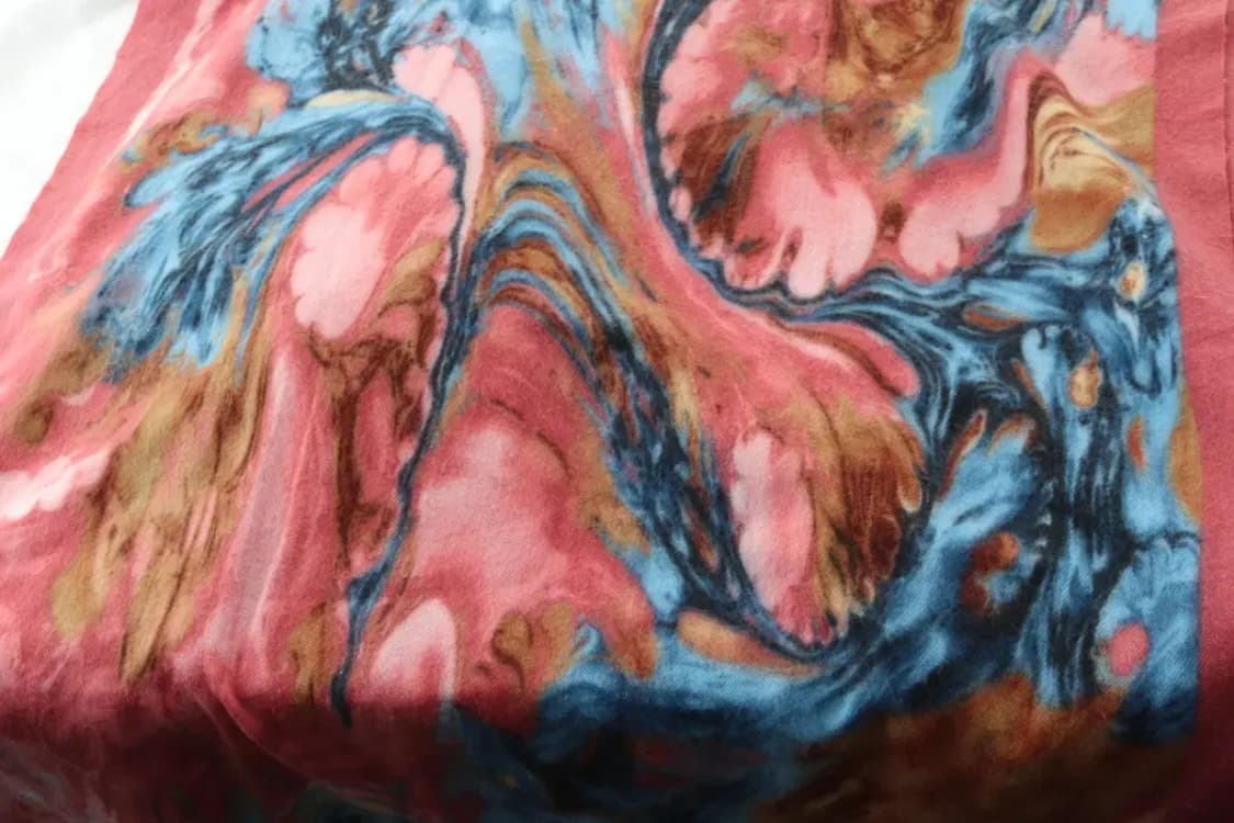 (F) 브랜드빈티지 목도리 머플러 숄 케이프 유화 솜사탕-2673 상품이미지8