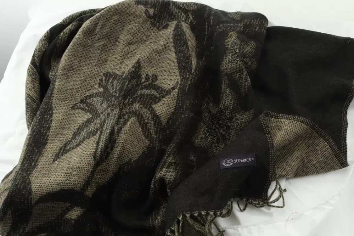 (F) 슈페리어 목도리 머플러 꽃무늬 케이플 숄 롱 따뜻-2674 상품이미지2