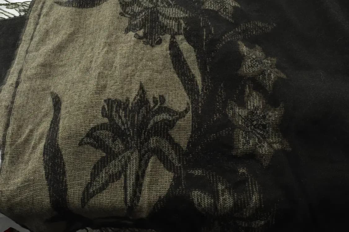 (F) 슈페리어 목도리 머플러 꽃무늬 케이플 숄 롱 따뜻-2674 상품이미지4