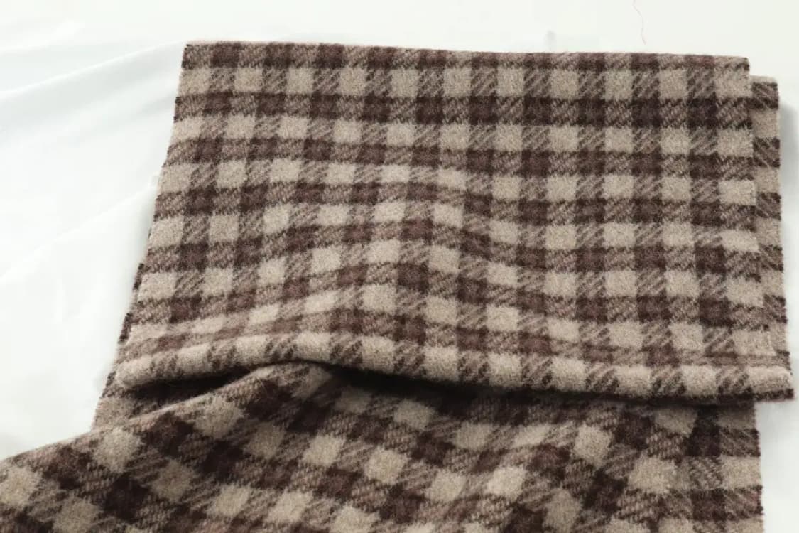 (F) 브랜드빈티지 목도리 머플러 이태리원단 고급 체크 베이지-2677 상품이미지2