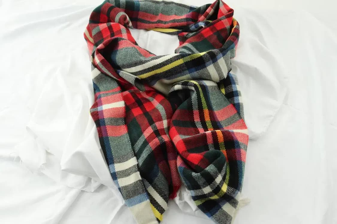 (F) 브랜드빈티지 목도리 머플러 크리스마스 타탄체크 따뜻-267A 상품이미지3