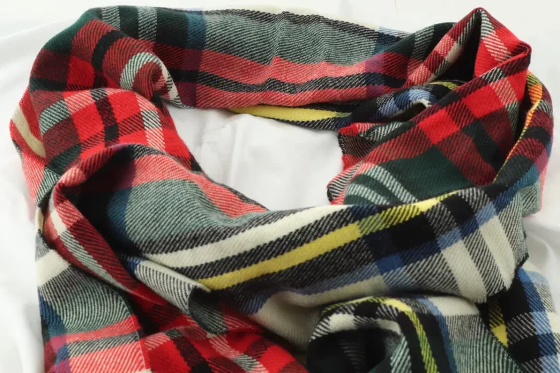 (F) 브랜드빈티지 목도리 머플러 크리스마스 타탄체크 따뜻-267A 상품이미지4