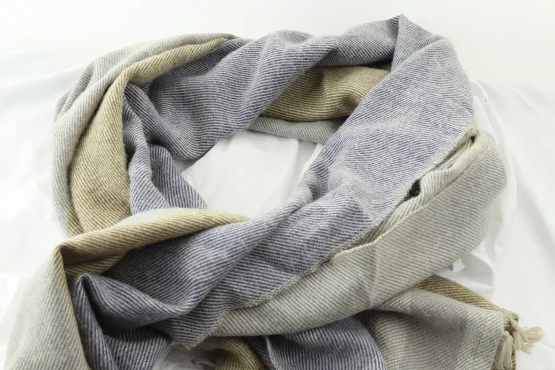 (F) 브랜드빈티지 목도리 머플러 올리브 체크 숄 케이프 롱-267C 상품이미지7