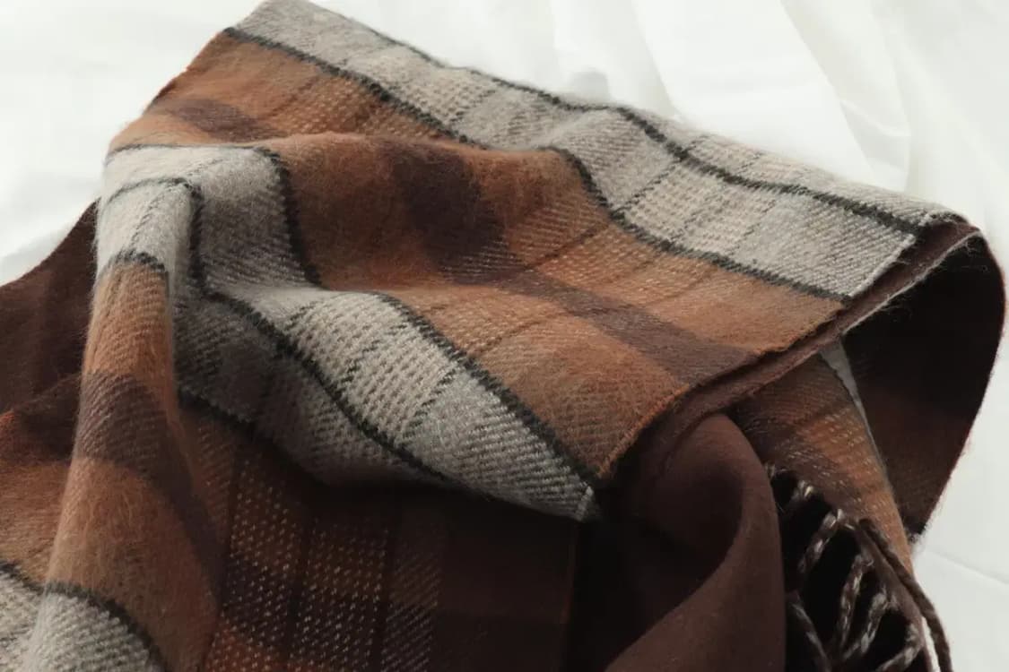 (F) 마리끌레르 목도리 머플러 사용감 체크 보들 따뜻-267E 상품이미지2