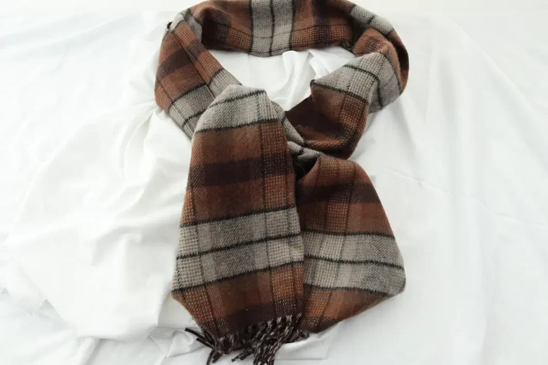 (F) 마리끌레르 목도리 머플러 사용감 체크 보들 따뜻-267E 상품이미지4