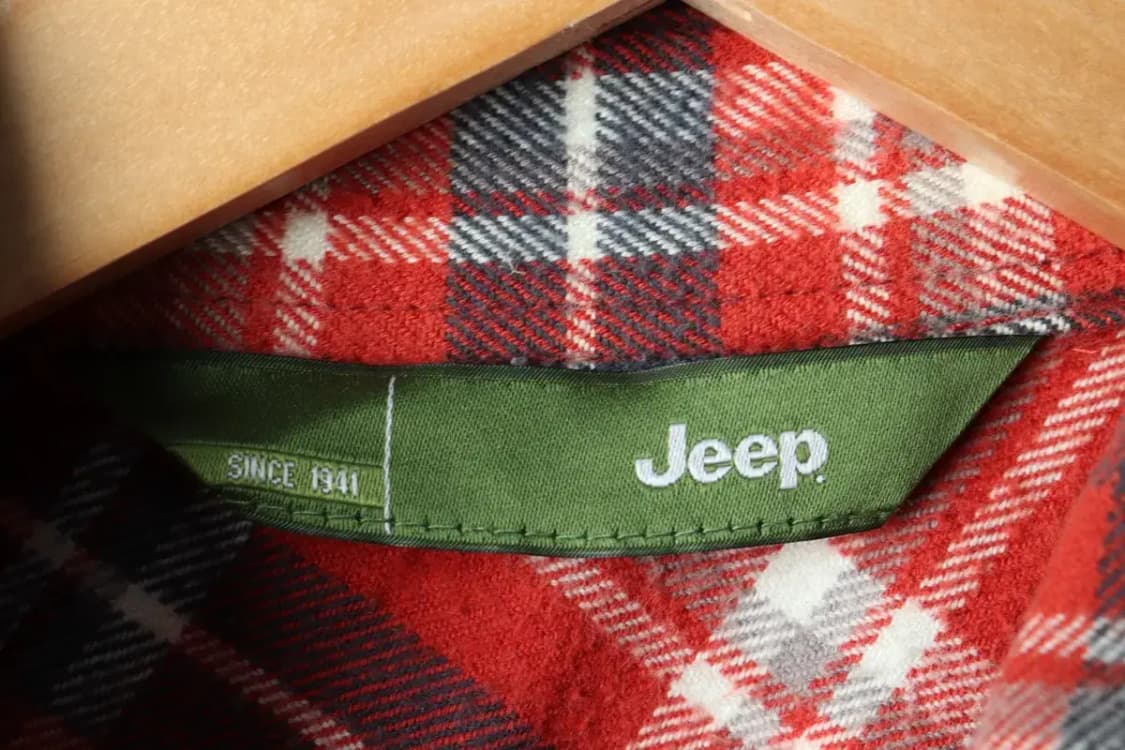 (M) 지프 셔츠 남방 체크 주황 패치 아메카지 겨울용 기모-1667C 상품이미지7