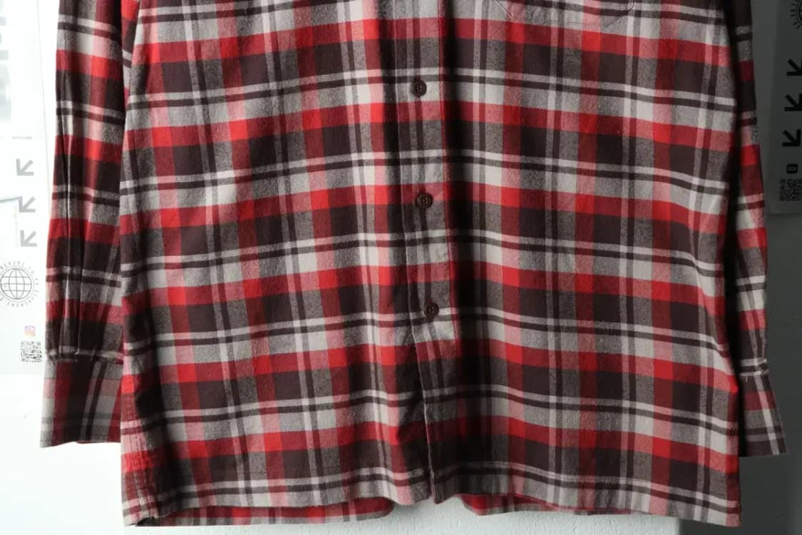 (L) 닥스 셔츠 남방 체크 컬러믹스 플란넬 겨울용 기모-1667D 상품이미지4