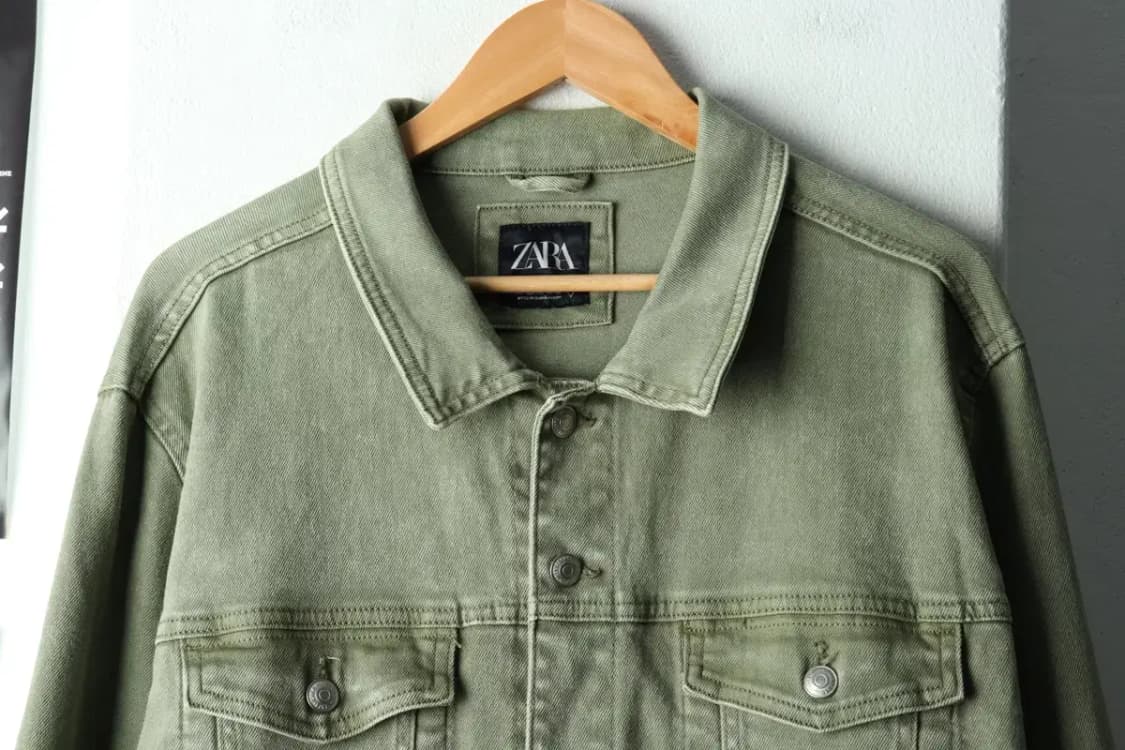 (2XL) 자라 집업 바람막이 점퍼자켓 빅사이즈 데님 트러커-16682 상품이미지3