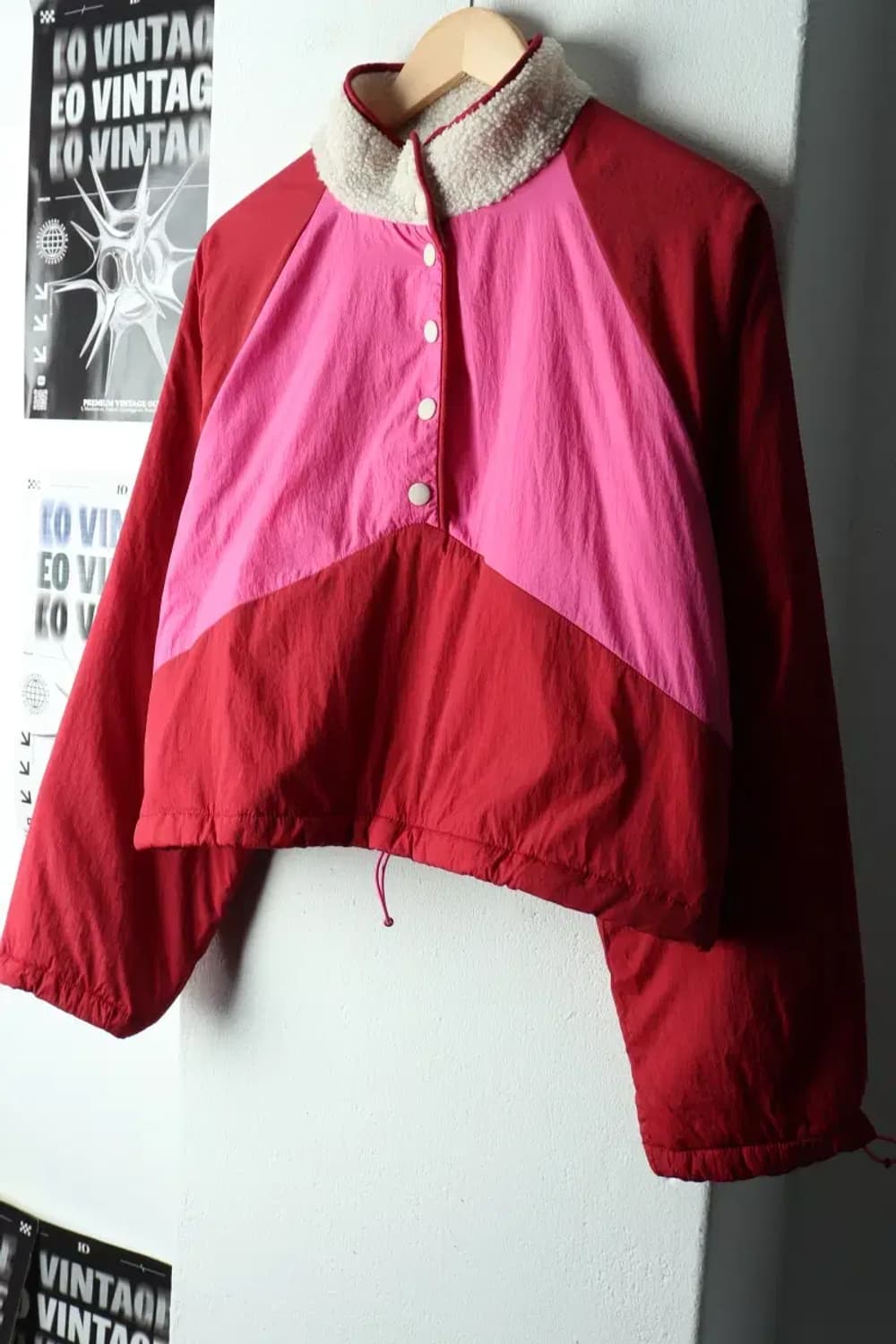 W(M-L) 자라 집업 바람막이 점퍼자켓 후리스 플리스 크롭-16688 상품이미지1