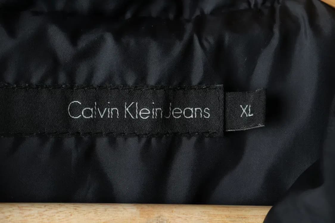(XL-2XL) 캘빈클라인 패딩 점퍼자켓 빅사이즈 조끼 블랙-1668B 상품이미지6