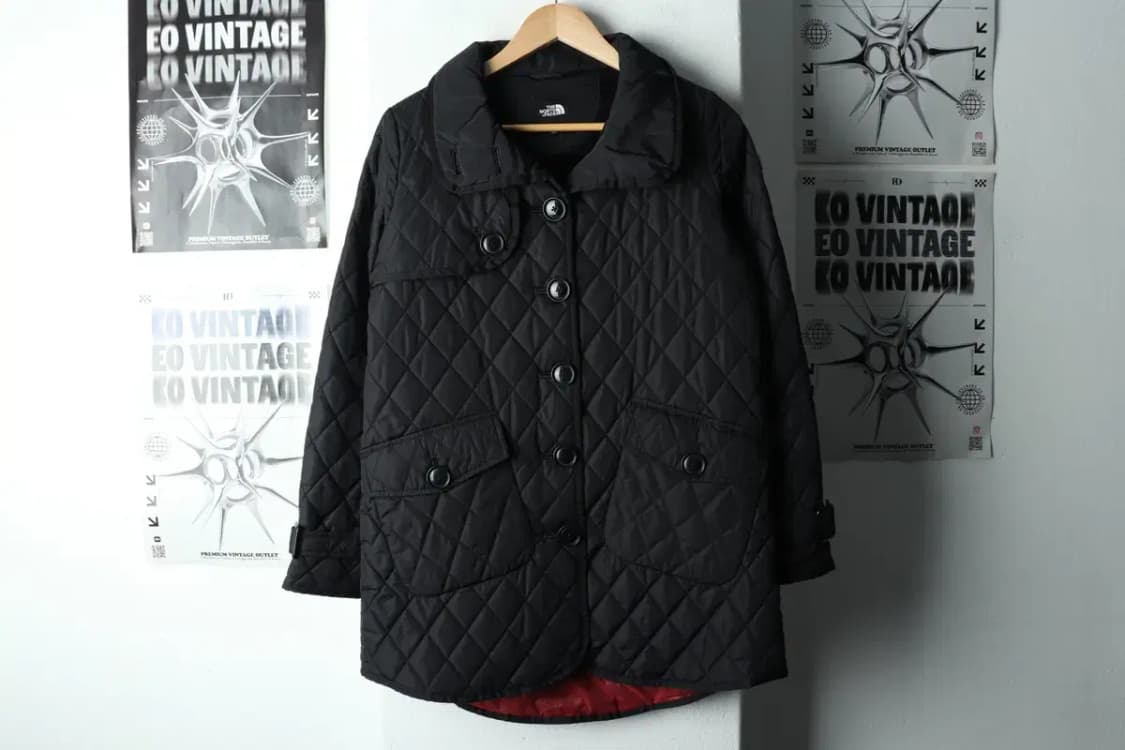 W(M) 노스페이스 패딩 점퍼자켓 코트 퀄팅 블랙-1668E 상품이미지2