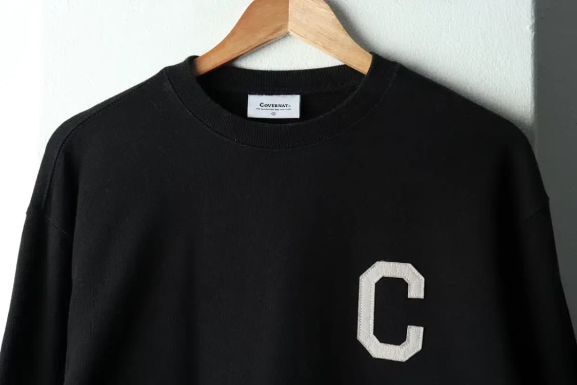 (S) 커버낫 맨투맨 티셔츠 블랙 로고 올드스쿨-16693 상품이미지3