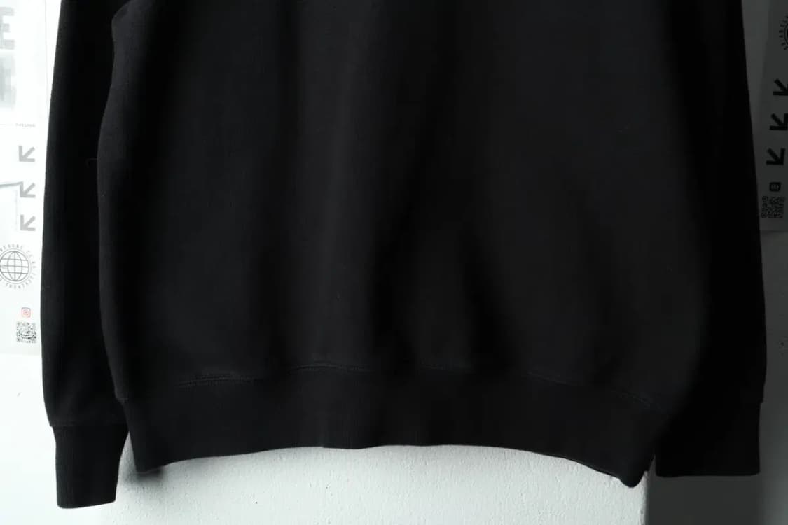 (S) 커버낫 맨투맨 티셔츠 블랙 로고 올드스쿨-16693 상품이미지4