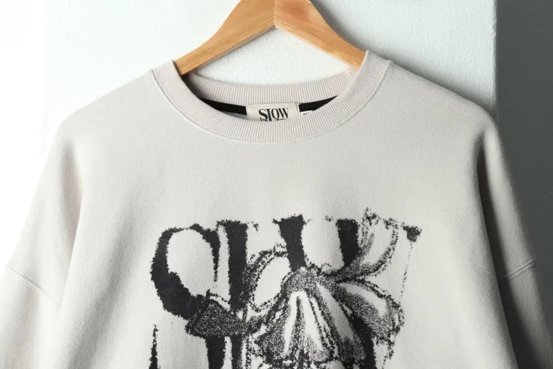 (M-L) 슬로우애시드 맨투맨 티셔츠 스트릿 프린팅 차콜 박시-16697 상품이미지3