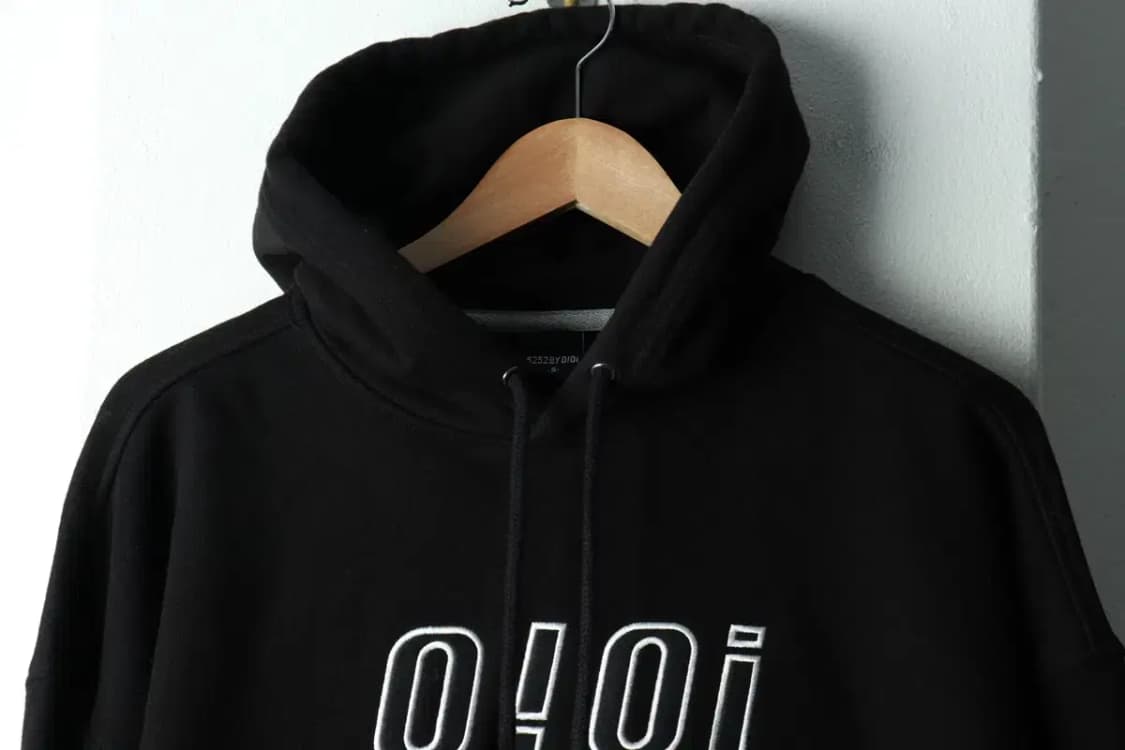 W(S) 오아이오아이 후드티셔츠 빅로고 블랙 올드스쿨-16699 상품이미지3