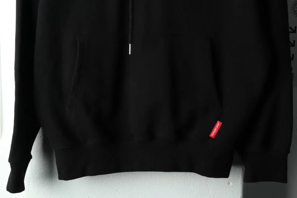 W(S) 오아이오아이 후드티셔츠 빅로고 블랙 올드스쿨-16699 상품이미지4
