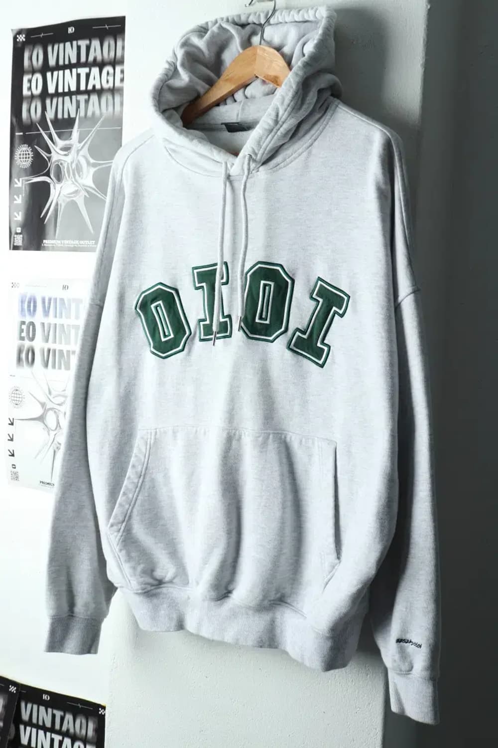 (L-XL) 오아이오아이 후드티셔츠 빅로고 멜란지-1669A 상품이미지1