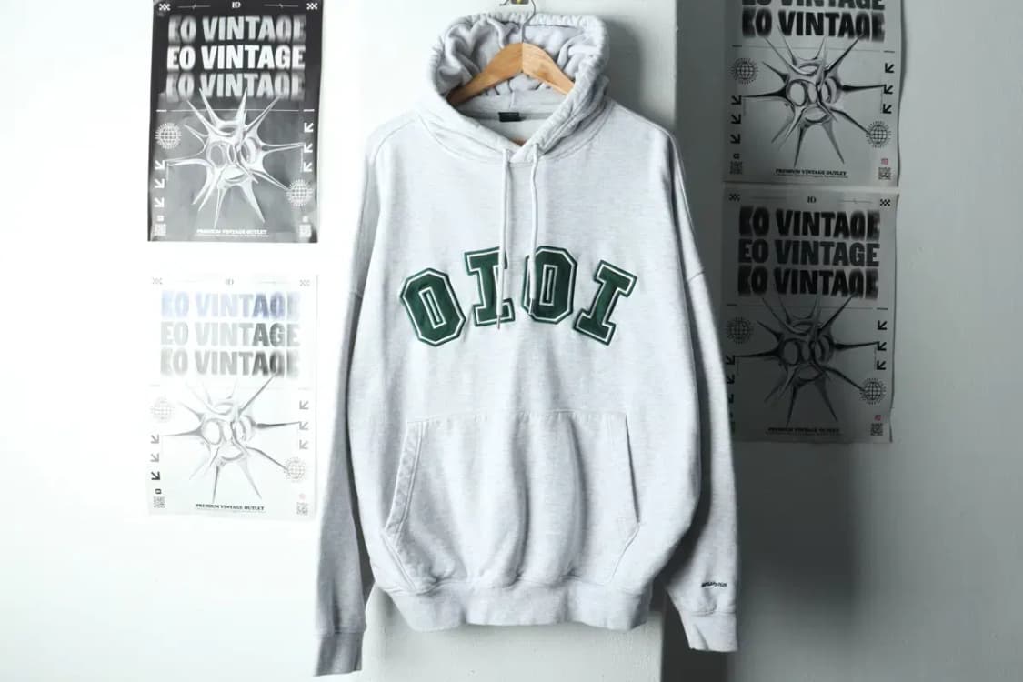 (L-XL) 오아이오아이 후드티셔츠 빅로고 멜란지-1669A 상품이미지2