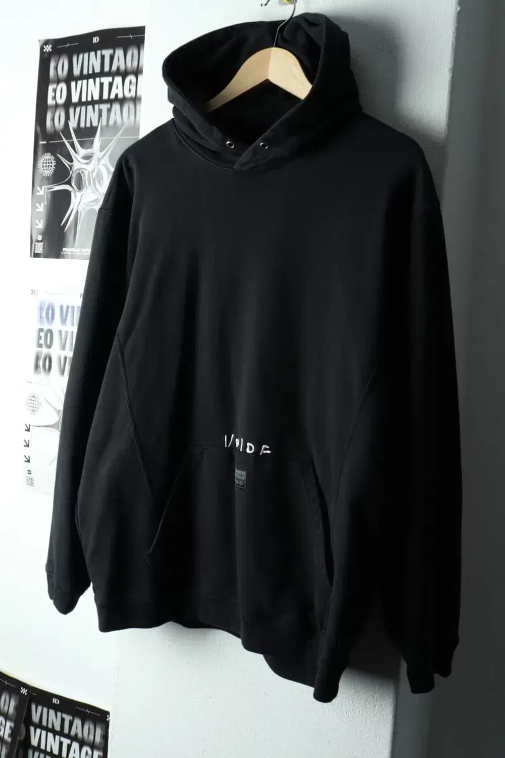 (2XL) 아디다스 후드티셔츠 빅사이즈 블랙 올드스쿨-1669B 상품이미지1