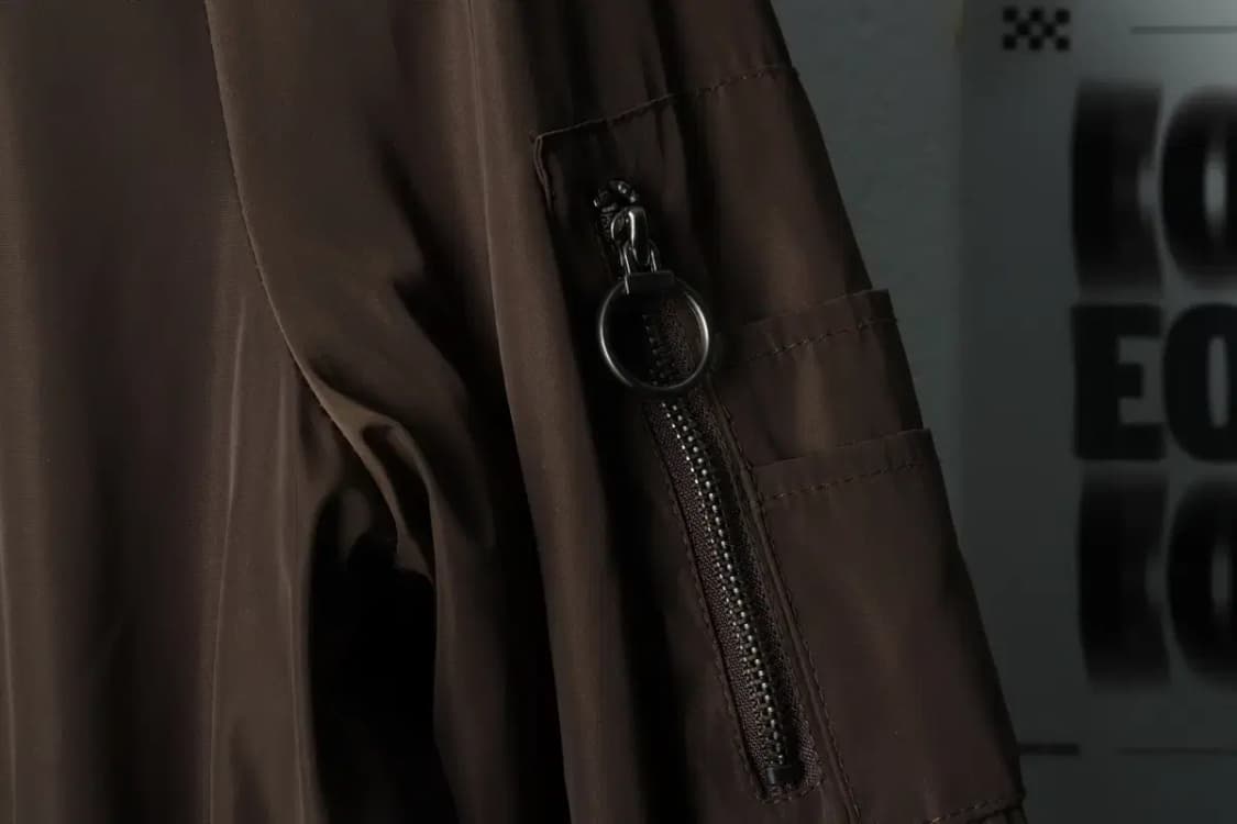 W(S) 지고트 패딩 점퍼자켓 항공 카키 롱-166ED 상품이미지5