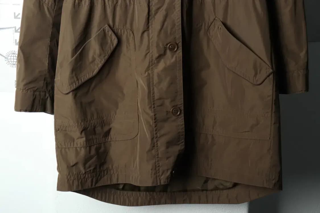 W(S) 헤지스 패딩 점퍼자켓 야상 카키 롱-166EF 상품이미지4